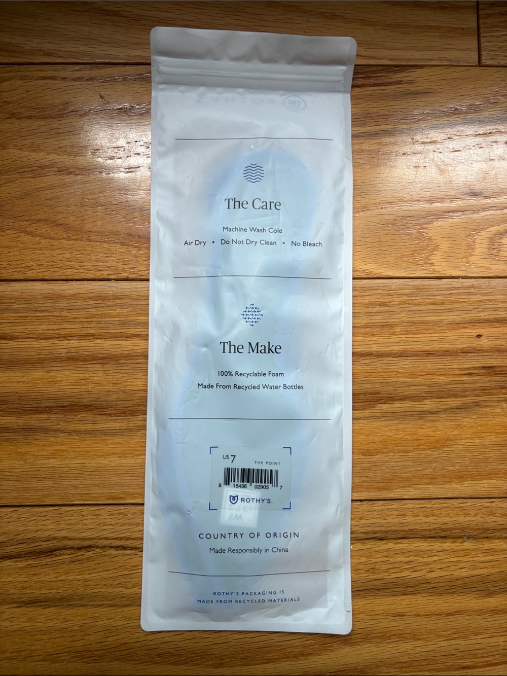 NWT Rothy’s The Point Inserts size 7 - Picture 3 of 4